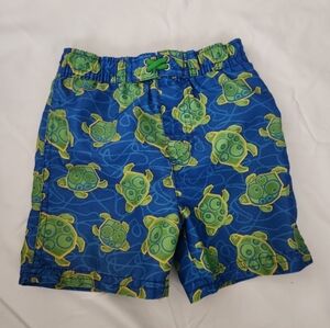 Sun and sand infant boy 18m turtle swim trunks #KK8